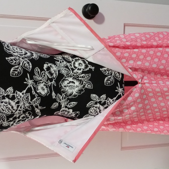 💖HTF Vineyard Vines💖 - Caning Print Silk Halter Dress - Picture 6 of 12